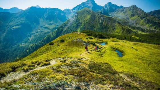 On the way in the holiday region Schladming Dachstein