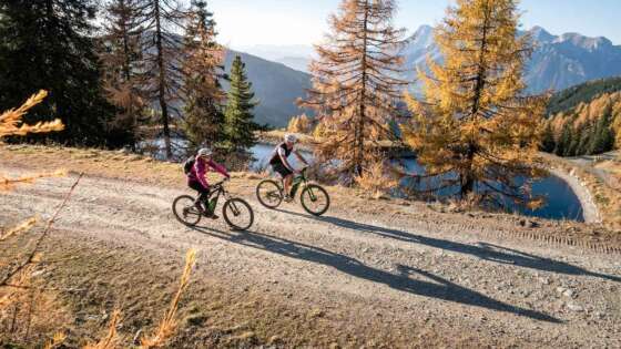 Mit dem Mountainbike auf den Berg