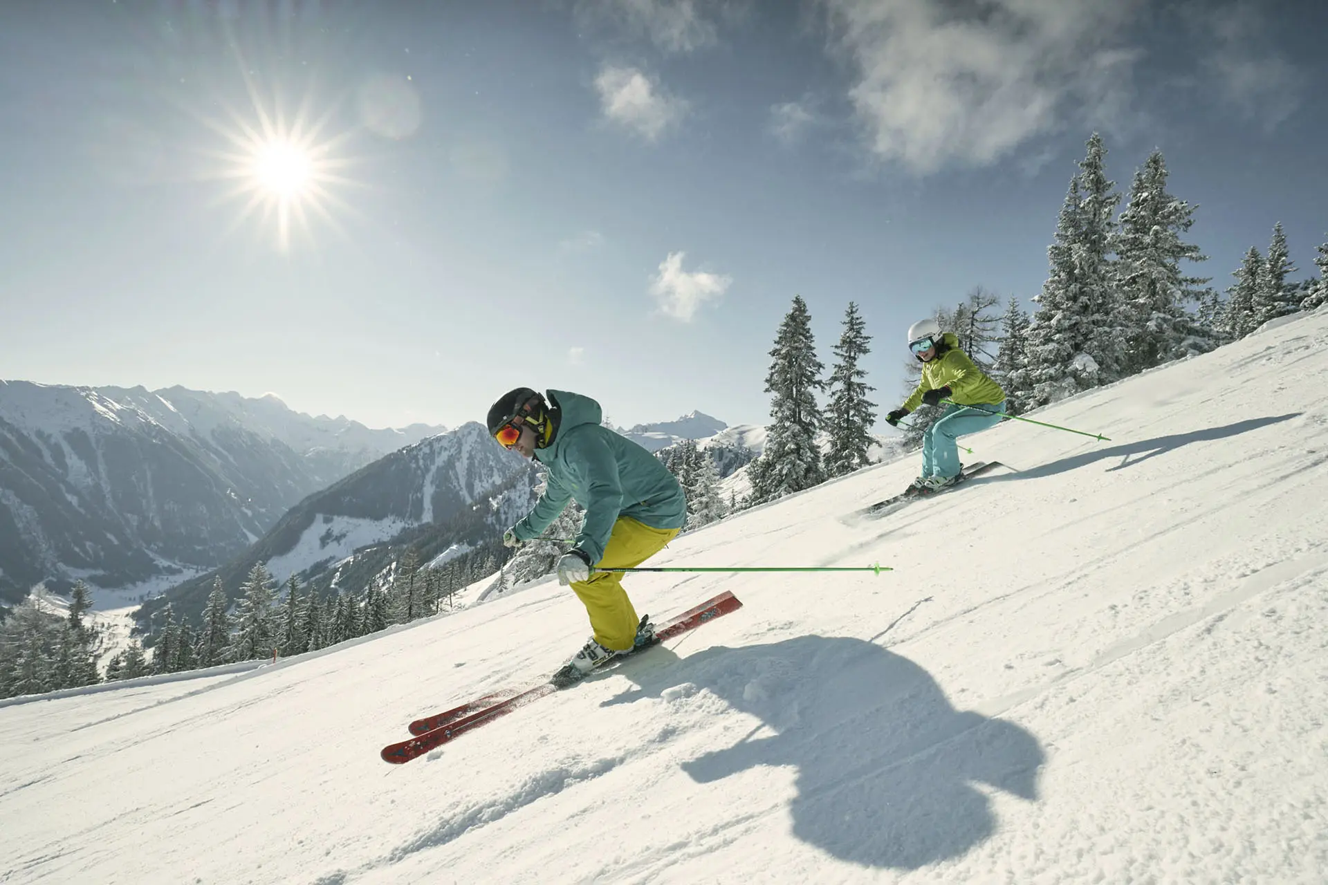 The Burgfellnerhof - Hochwurzen ski run for beginners and professionals